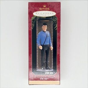 NEW Hallmark Keepsake Ornament 1997 Star Trek Dr. Leonard H. McCoy Vintage